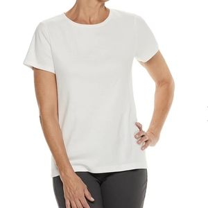 Croft & Barrow Classic White Tee